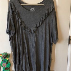 Torrid ruffle tee